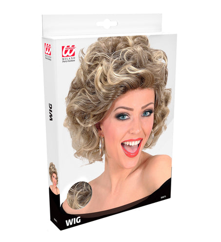 e-carnavalskleding-SYK Grease pruik Olivia Newton John