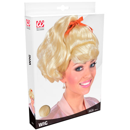 e-carnavalskleding-SYK Grease pruik Sandy Girl