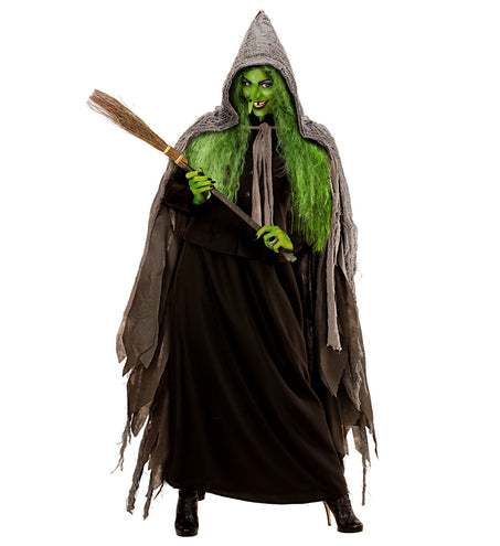 e-carnavalskleding-SYK Grijze Halloween cape