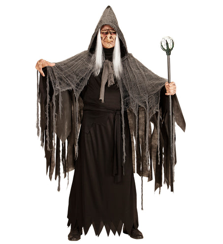 e-carnavalskleding-SYK Grijze Halloween cape