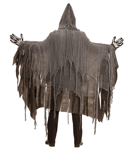 e-carnavalskleding-SYK Grijze Halloween cape