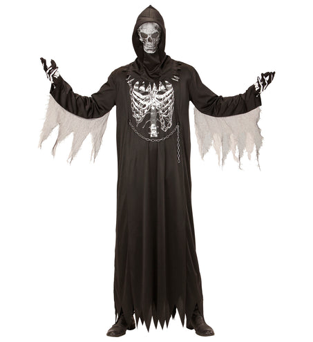 e-carnavalskleding-SYK Grimreaper Hoodie pak voor volwassenen