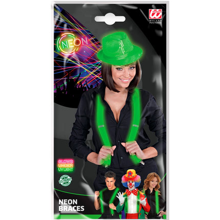 e-carnavalskleding-SYK Groene bretels verstelbaar