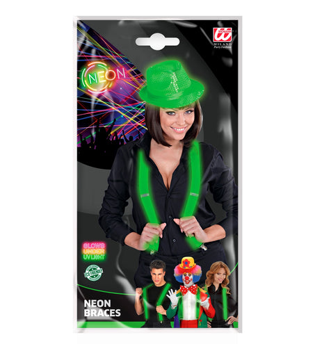 e-carnavalskleding-SYK Groene bretels verstelbaar