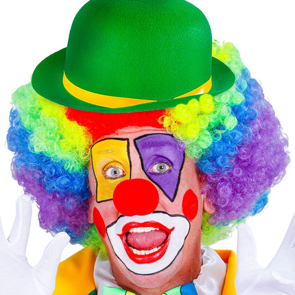 e-carnavalskleding-SYK Groene clowns bolhoed