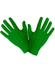 e-carnavalskleding-SYK Groene handschoenen