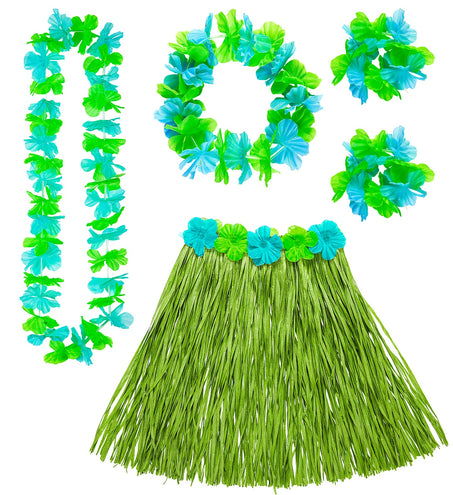 e-carnavalskleding-SYK Groene Hawaii set Guillermo