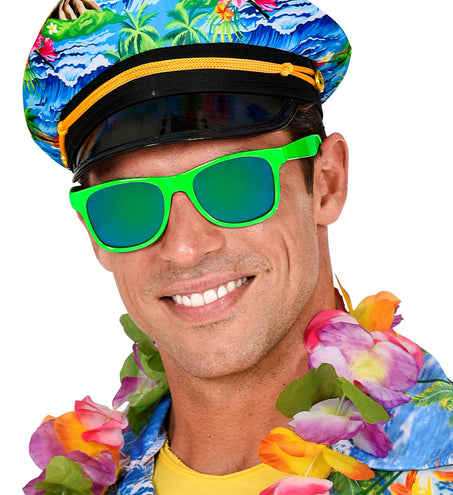 e-carnavalskleding-SYK Groene karakter bril Blues brother