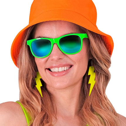 e-carnavalskleding-SYK Groene karakter bril Blues brother