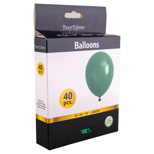 e-carnavalskleding-SYK Groene latex ballonnen 40st