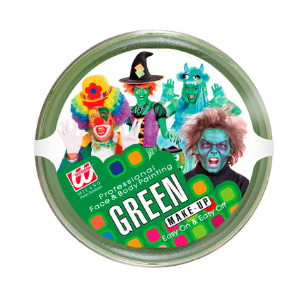 e-carnavalskleding-SYK Groene schmink voor carnaval