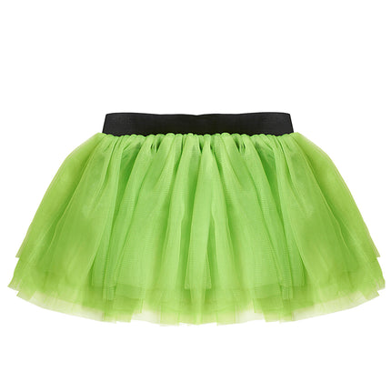 e-carnavalskleding-SYK Groene tule rok neon