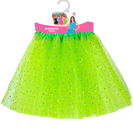 e-carnavalskleding-SYK Groene tutu 40cm
