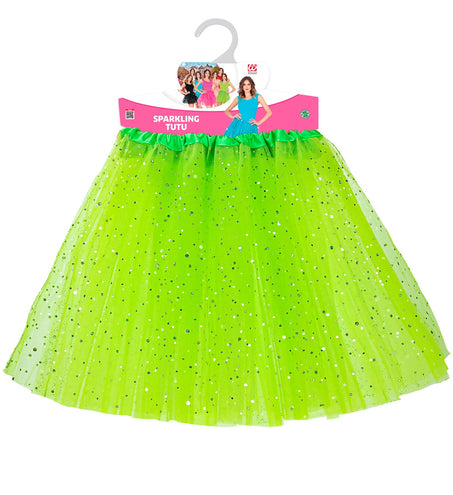 e-carnavalskleding-SYK Groene tutu 40cm