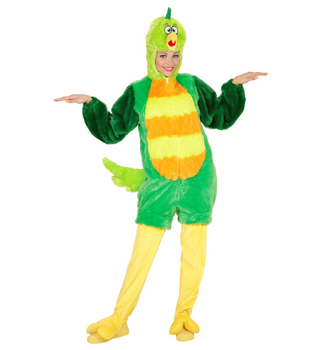 e-carnavalskleding-SYK Groene vogelpakken met masker