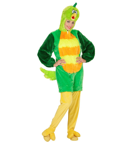 e-carnavalskleding-SYK Groene vogelpakken met masker