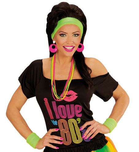 e-carnavalskleding-SYK Groene zweetbanden neon set