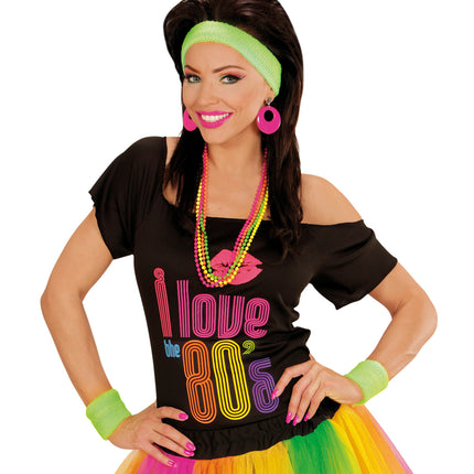 e-carnavalskleding-SYK Groene zweetbanden neon set