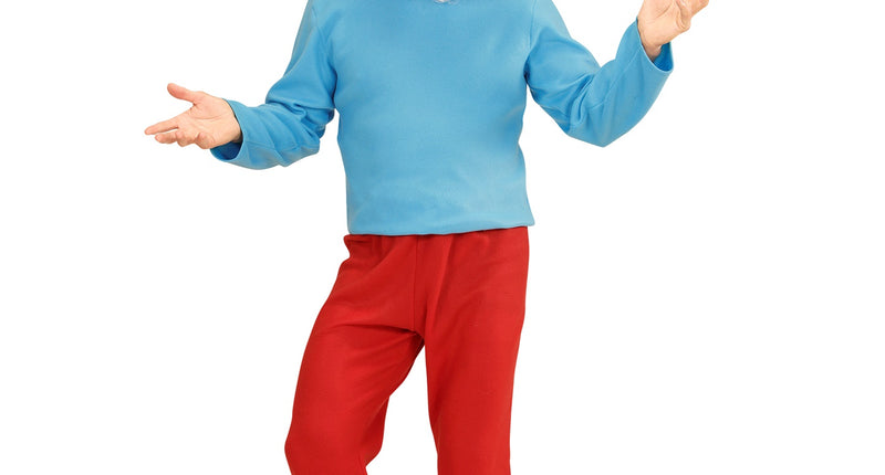 e-carnavalskleding-SYK Grote smurf kostuum kabouter pak