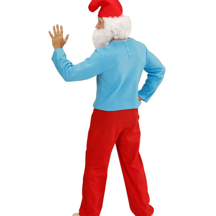 e-carnavalskleding-SYK Grote smurf kostuum kabouter pak