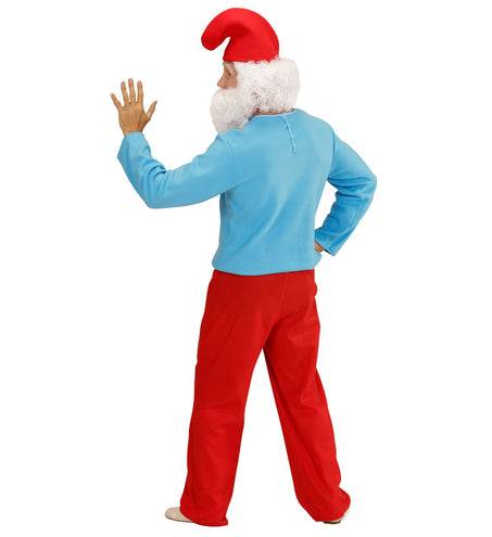 e-carnavalskleding-SYK Grote smurf kostuum kabouter pak