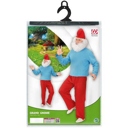 e-carnavalskleding-SYK Grote smurf kostuum kabouter pak