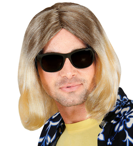 e-carnavalskleding-SYK Grunge pruik Groovy blond