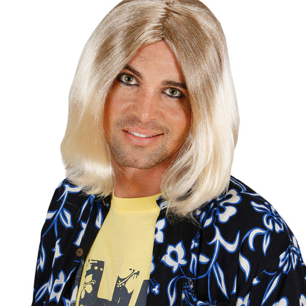 e-carnavalskleding-SYK Grunge pruik Groovy blond
