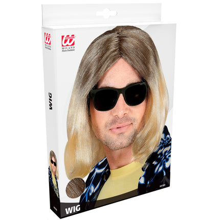 e-carnavalskleding-SYK Grunge pruik Groovy blond
