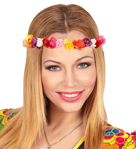 e-carnavalskleding-SYK Haarband bloemen Pipp