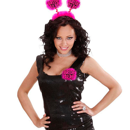 e-carnavalskleding-SYK Haarband bride to be tiara Diva