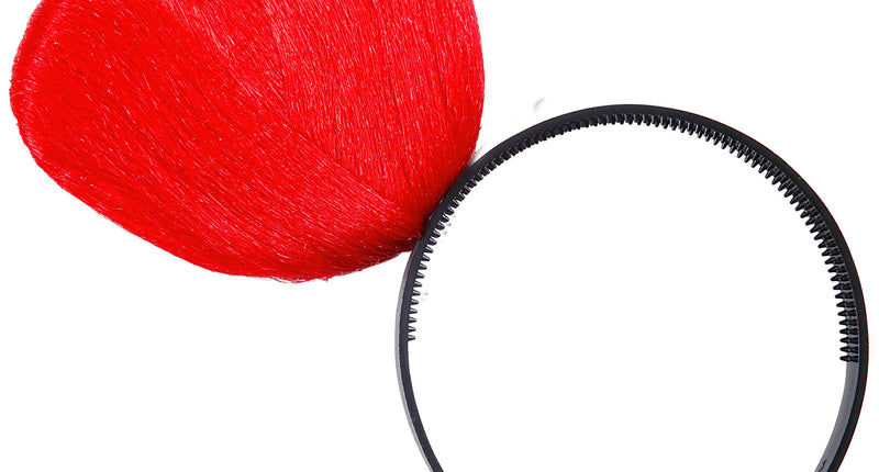 e-carnavalskleding-SYK Haarband rood hartje tiara