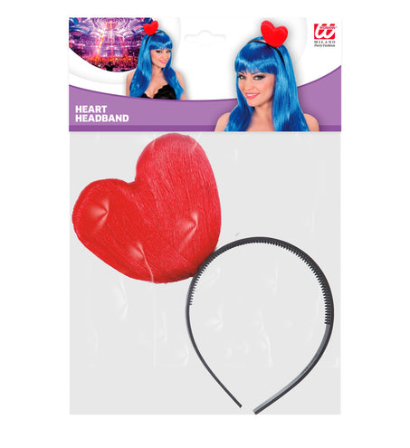 e-carnavalskleding-SYK Haarband rood hartje tiara