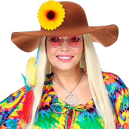 e-carnavalskleding-SYK Haarclip zonnebloem Hawaii