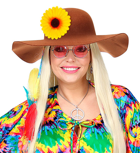 e-carnavalskleding-SYK Haarclip zonnebloem Hawaii