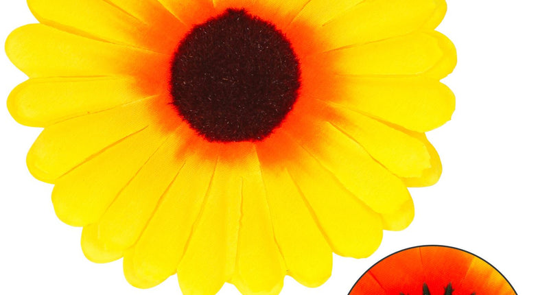 e-carnavalskleding-SYK Haarclip zonnebloem Hawaii