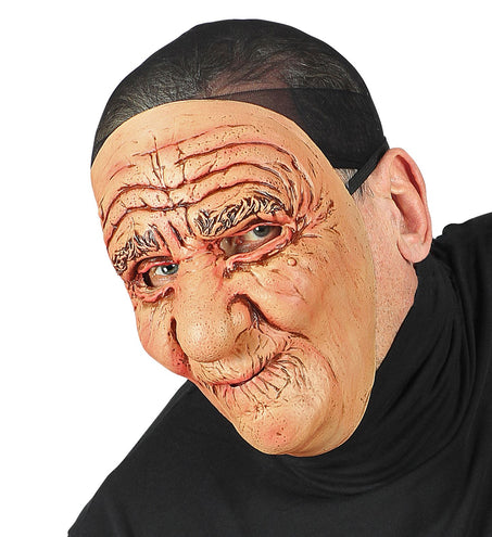 e-carnavalskleding-SYK Half gezichtsmasker oude man