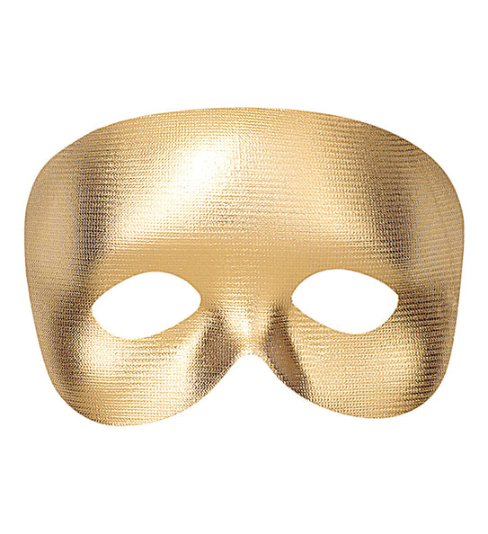 e-carnavalskleding-SYK Halfgezicht masker goud metallic