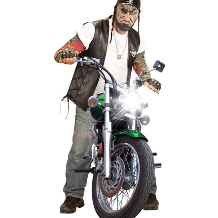 e-carnavalskleding-SYK Halfgezicht masker outlaw biker