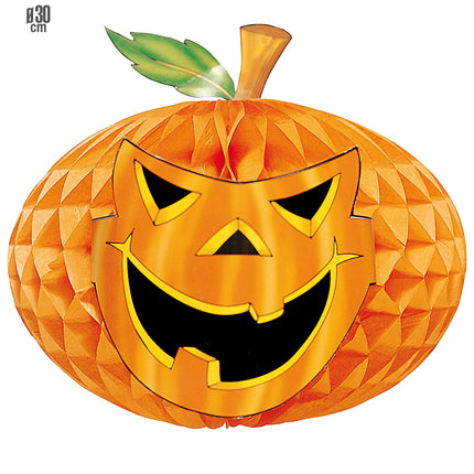 e-carnavalskleding-SYK Halloween decoratie pompoen lampions 30cm