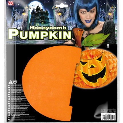 e-carnavalskleding-SYK Halloween decoratie pompoen lampions 30cm