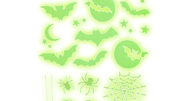 e-carnavalskleding-SYK Halloween decoratie stickers Glow in the dark