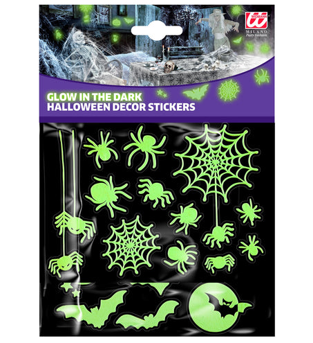 e-carnavalskleding-SYK Halloween decoratie stickers Glow in the dark