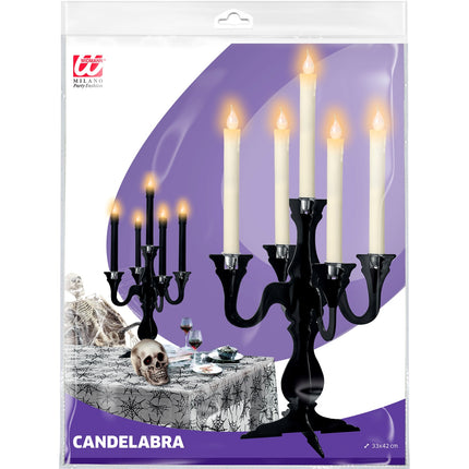 e-carnavalskleding-SYK Halloween kandelaar 33x42cm