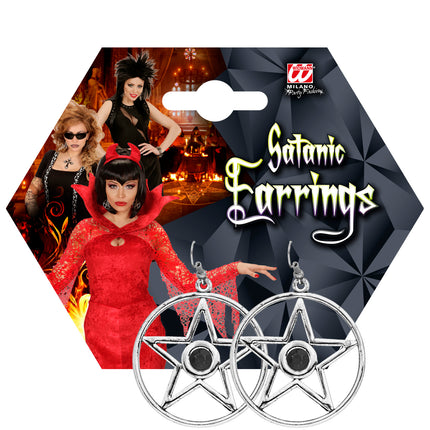 e-carnavalskleding-SYK Halloween oorbellen met steen
