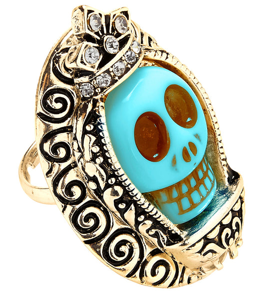 e-carnavalskleding-SYK Halloween ring schedel