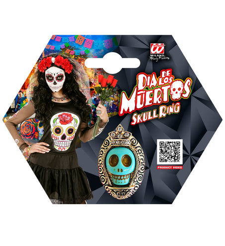 e-carnavalskleding-SYK Halloween ring schedel