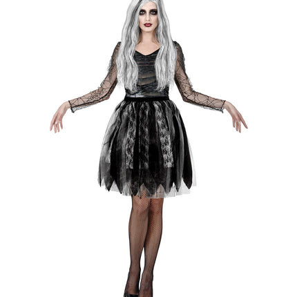 e-carnavalskleding-SYK Halloween rok zwart Els