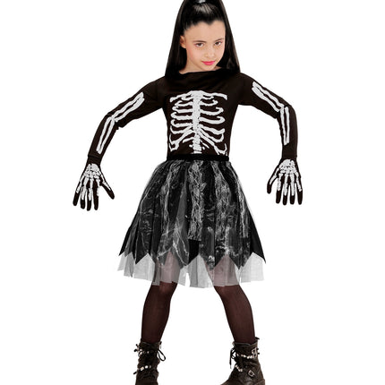 e-carnavalskleding-SYK Halloween rok zwart kind Linda