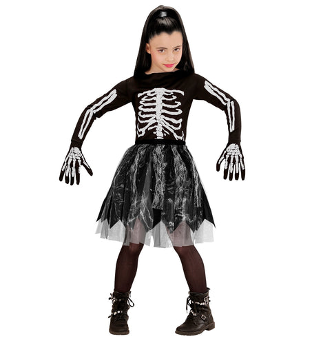 e-carnavalskleding-SYK Halloween rok zwart kind Linda